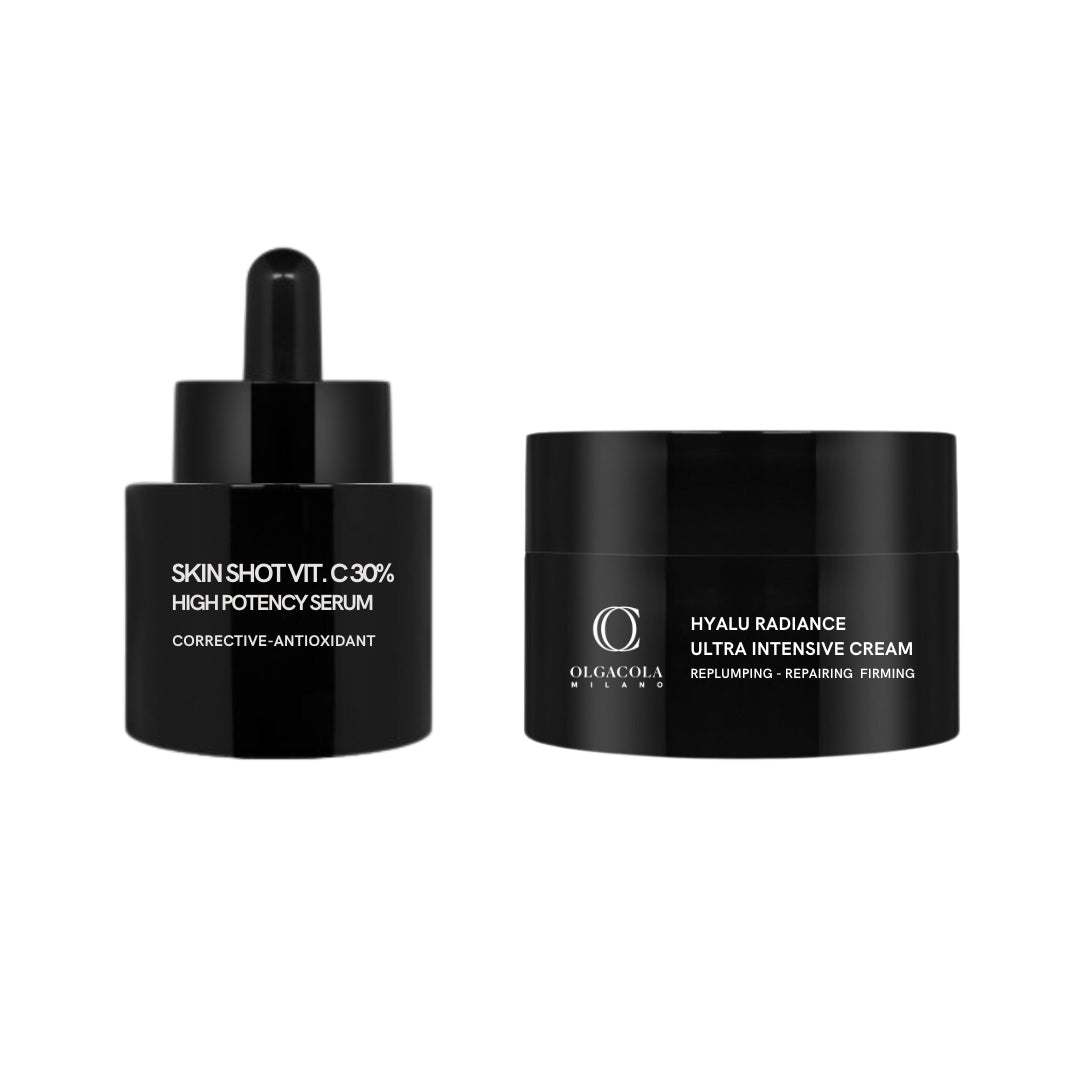 Kit Siero Skin Shot Vit. C 30% + Hyalu Radiance Ultra Intensive Cream