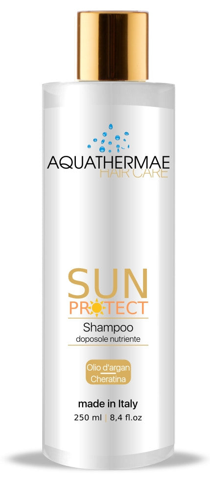 Kit solare protettivo e nutriente, capelli sani e protetti,  argan e cheratina
